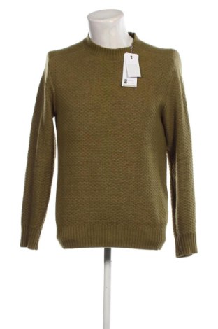 Ανδρικό πουλόβερ No Excess, Μέγεθος M, Χρώμα Πράσινο, Τιμή 22,62 €