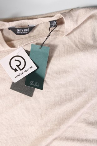 Pánsky sveter  Only & Sons, Veľkosť L, Farba Béžová, Cena  14,23 €