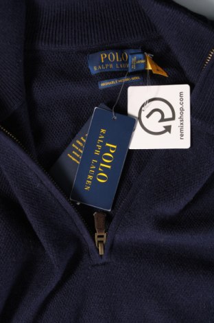 Męski sweter Polo By Ralph Lauren, Rozmiar L, Kolor Niebieski, Cena 546,69 zł