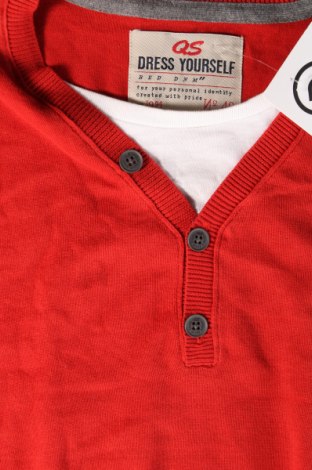 Ανδρικό πουλόβερ Q/S by S.Oliver, Μέγεθος XXL, Χρώμα Κόκκινο, Τιμή 12,41 €