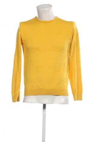 Ανδρικό πουλόβερ S.Oliver, Μέγεθος S, Χρώμα Κίτρινο, Τιμή 12,62 €