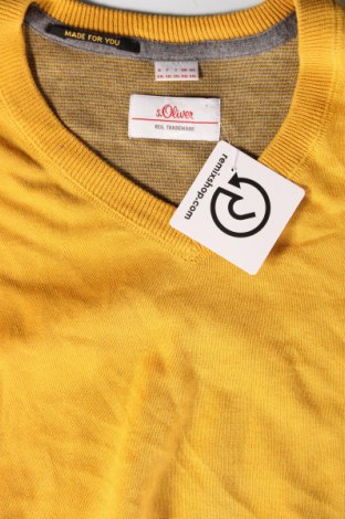 Мъжки пуловер S.Oliver, Размер XXL, Цвят Жълт, Цена 22,10 лв.
