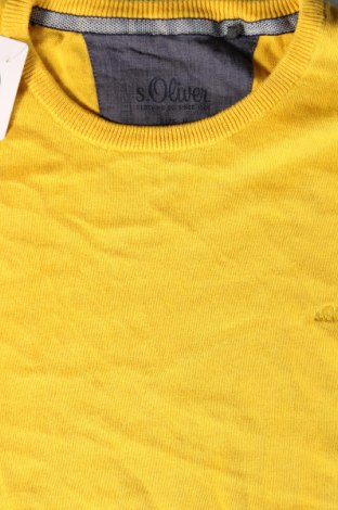 Ανδρικό πουλόβερ S.Oliver, Μέγεθος M, Χρώμα Κίτρινο, Τιμή 12,62 €