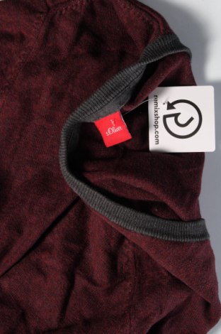 Мъжки пуловер S.Oliver, Размер L, Цвят Червен, Цена 21,08 лв.