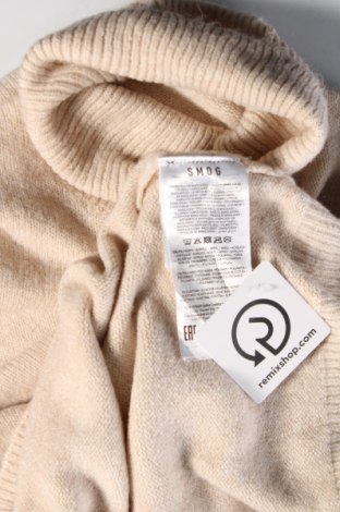 Ανδρικό πουλόβερ Smog, Μέγεθος M, Χρώμα  Μπέζ, Τιμή 10,23 €