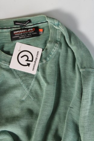 Ανδρικό πουλόβερ Superdry, Μέγεθος L, Χρώμα Πράσινο, Τιμή 64,14 €