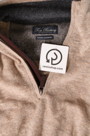 Ανδρικό πουλόβερ Tom Rusborg, Μέγεθος XL, Χρώμα  Μπέζ, Τιμή 38,35 €