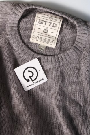 Ανδρικό πουλόβερ Tom Tailor, Μέγεθος XXL, Χρώμα Γκρί, Τιμή 13,04 €
