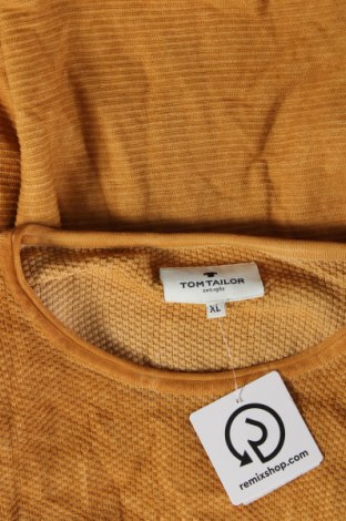 Мъжки пуловер Tom Tailor, Размер XL, Цвят Жълт, Цена 22,10 лв.