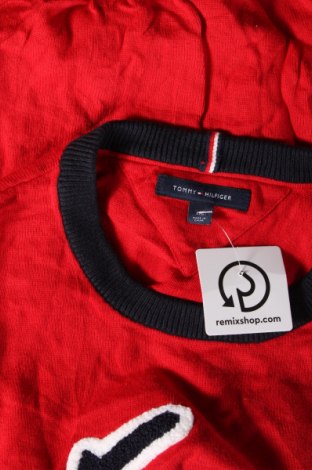 Мъжки пуловер Tommy Hilfiger, Размер L, Цвят Червен, Цена 89,00 лв.
