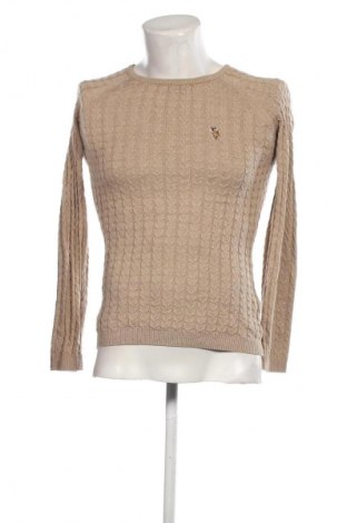 Męski sweter U.S. Polo Assn., Rozmiar XS, Kolor Beżowy, Cena 148,73 zł