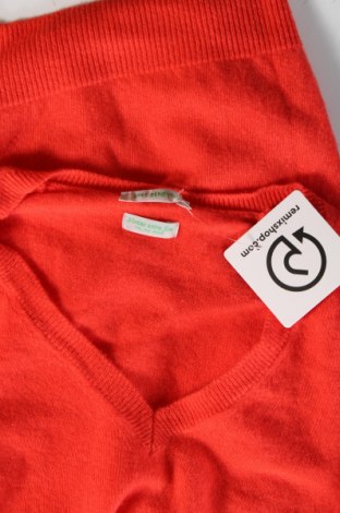 Ανδρικό πουλόβερ United Colors Of Benetton, Μέγεθος S, Χρώμα Κόκκινο, Τιμή 10,96 €
