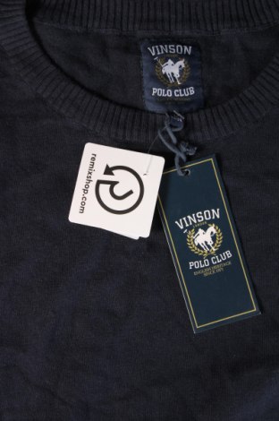 Ανδρικό πουλόβερ Vinson Polo Club, Μέγεθος L, Χρώμα Μπλέ, Τιμή 17,64 €