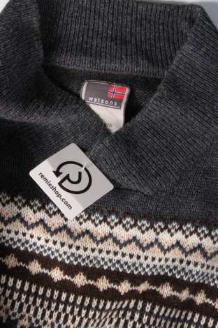 Ανδρικό πουλόβερ Watson's, Μέγεθος M, Χρώμα Γκρί, Τιμή 11,99 €