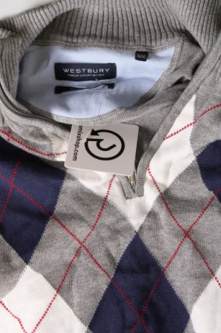 Męski sweter Westbury, Rozmiar 3XL, Kolor Szary, Cena 81,56 zł