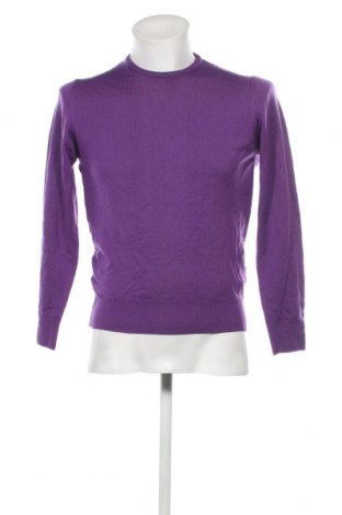 Мъжки пуловер Zara Man, Размер M, Цвят Лилав, Цена 19,20 лв.