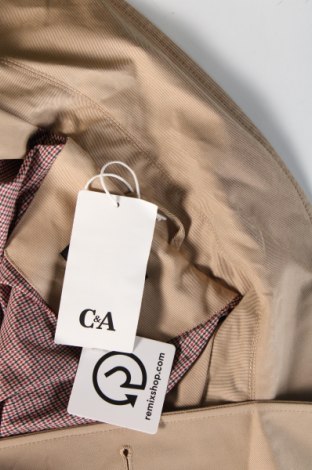 Herren Regenmantel C&A, Größe L, Farbe Beige, Preis € 32,15