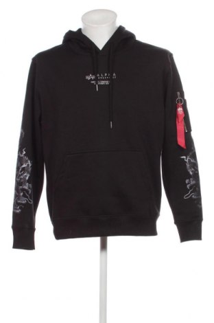 Hanorac de bărbați Alpha Industries, Mărime L, Culoare Negru, Preț 407,89 Lei