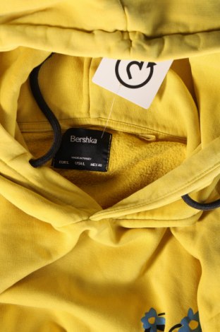 Herren Sweatshirt Bershka, Größe L, Farbe Gelb, Preis € 9,21
