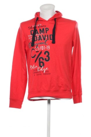 Herren Sweatshirt Camp David, Größe M, Farbe Rot, Preis 38,27 €