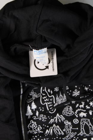 Herren Sweatshirt Port & Company, Größe M, Farbe Schwarz, Preis 11,10 €