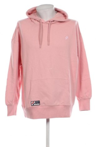 Herren Sweatshirt Superdry, Größe M, Farbe Rosa, Preis 24,59 €