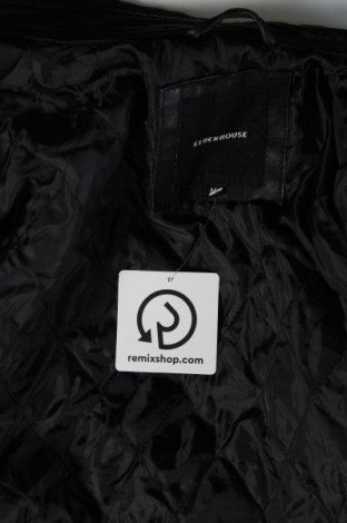 Pánska kožená bunda  Clockhouse, Veľkosť M, Farba Čierna, Cena  27,78 €