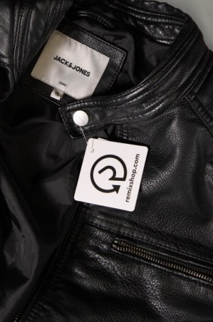 Pánská kožená bunda  Core By Jack & Jones, Velikost M, Barva Černá, Cena  727,00 Kč