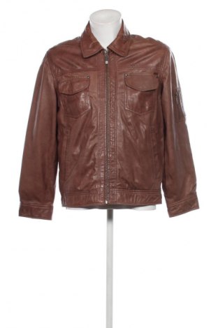 Pánska kožená bunda  Engbers, Veľkosť L, Farba Hnedá, Cena  64,07 €