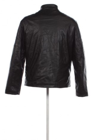 Ανδρικό δερμάτινο μπουφάν Guess, Μέγεθος XXL, Χρώμα Μαύρο, Τιμή 81,03 €