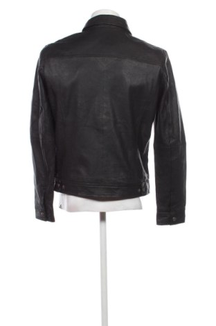 Ανδρικό δερμάτινο μπουφάν Lee Cooper, Μέγεθος L, Χρώμα Μαύρο, Τιμή 168,04 €