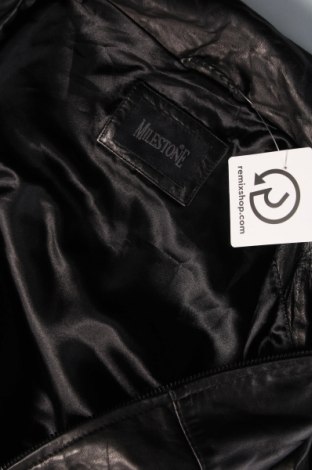 Pánska kožená bunda  Milestone, Veľkosť M, Farba Čierna, Cena  64,07 €