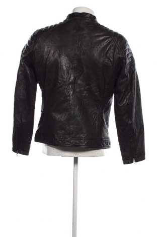 Ανδρικό δερμάτινο μπουφάν Pepe Jeans, Μέγεθος L, Χρώμα Μαύρο, Τιμή 252,68 €
