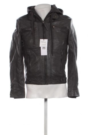 Pánska kožená bunda  SERGE PARIENTE, Veľkosť S, Farba Sivá, Cena  178,61 €