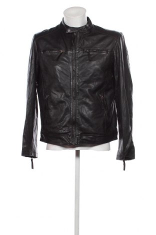 Ανδρικό δερμάτινο μπουφάν SERGE PARIENTE, Μέγεθος XL, Χρώμα Μαύρο, Τιμή 339,36 €