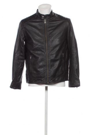 Ανδρικό δερμάτινο μπουφάν Selected Homme, Μέγεθος L, Χρώμα Μαύρο, Τιμή 191,47 €