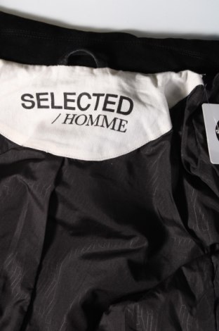 Pánská kožená bunda  Selected Homme, Velikost S, Barva Černá, Cena  3 117,00 Kč