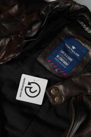 Pánska kožená bunda  Tom Tailor, Veľkosť XL, Farba Hnedá, Cena  24,24 €