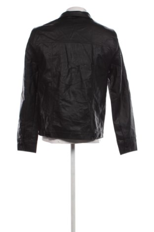 Ανδρικό δερμάτινο μπουφάν William B, Μέγεθος M, Χρώμα Μαύρο, Τιμή 26,45 €