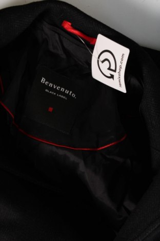 Ανδρικά παλτό Benvenuto, Μέγεθος L, Χρώμα Μαύρο, Τιμή 96,00 €