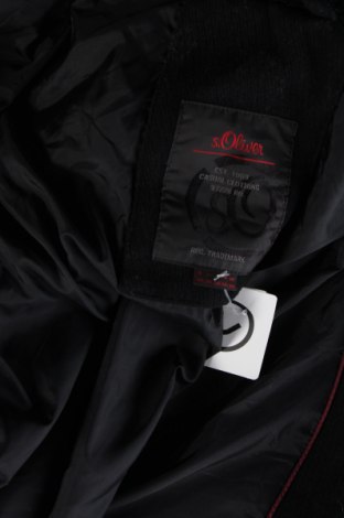 Ανδρικά παλτό S.Oliver, Μέγεθος XXL, Χρώμα Μαύρο, Τιμή 32,97 €