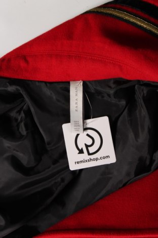 Pánský kabát  Zara Man, Velikost M, Barva Červená, Cena  705,00 Kč