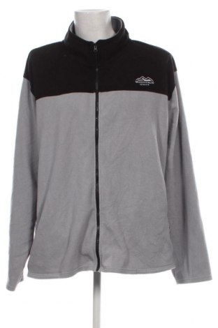 Ανδρική ζακέτα fleece Atlas For Men, Μέγεθος 5XL, Χρώμα Γκρί, Τιμή 24,12 €