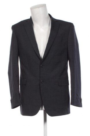 Ανδρικό σακάκι Dressmann, Μέγεθος L, Χρώμα Μπλέ, Τιμή 18,56 €