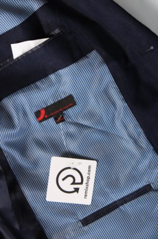 Ανδρικό σακάκι Dressmann, Μέγεθος L, Χρώμα Μπλέ, Τιμή 20,41 €