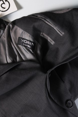 Ανδρικό σακάκι Yorn, Μέγεθος XL, Χρώμα Γκρί, Τιμή 13,61 €