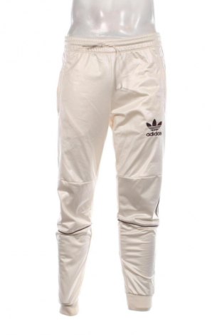 Pantaloni trening de bărbați Adidas Originals, Mărime M, Culoare Ecru, Preț 290,62 Lei