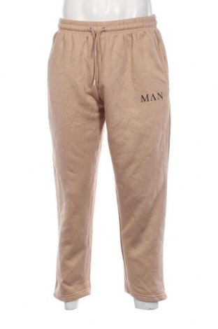 Pantaloni trening de bărbați Boohoo, Mărime L, Culoare Bej, Preț 83,23 Lei