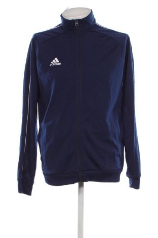 Ανδρική αθλητική ζακέτα Adidas, Μέγεθος L, Χρώμα Μπλέ, Τιμή 28,21 €