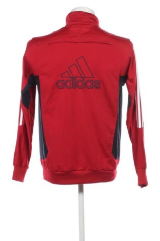 Ανδρική αθλητική ζακέτα Adidas, Μέγεθος L, Χρώμα Κόκκινο, Τιμή 28,21 €